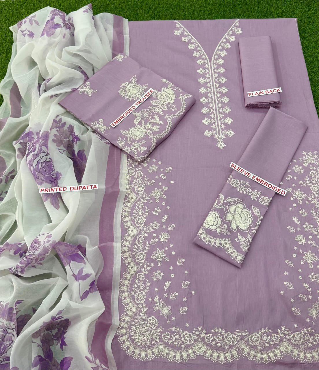 Zara Shahjahan 3 PC Embroidered Unstitched Suit